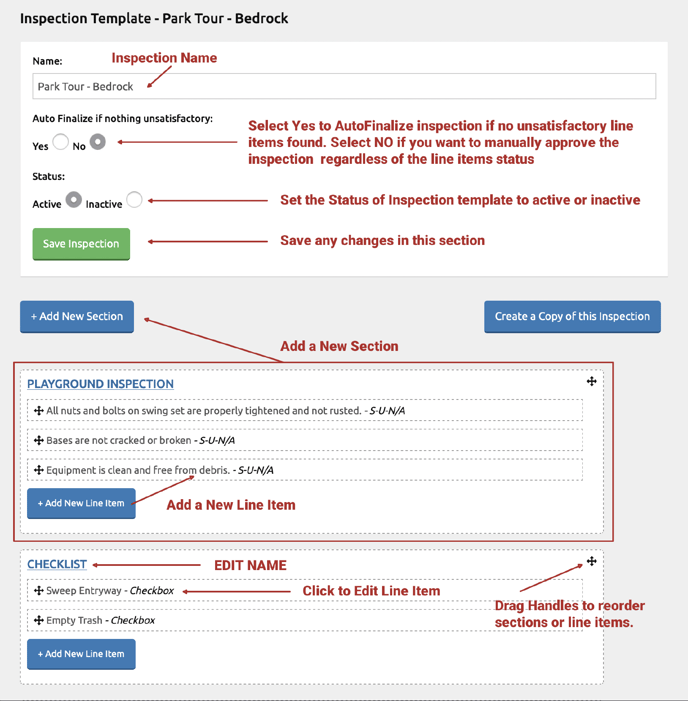 Creating Inspections and Checklists