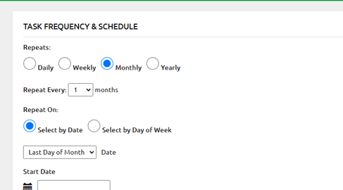 Monthly Scheduled Task