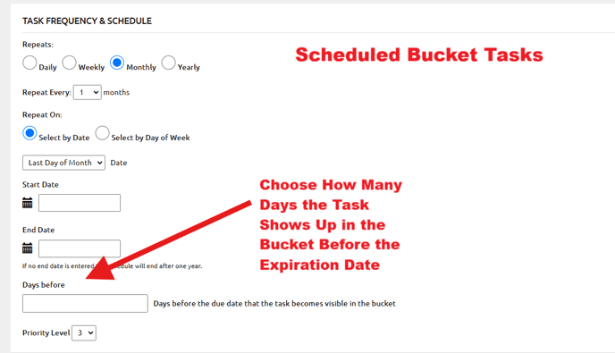 Scheduled Bucket Tasks